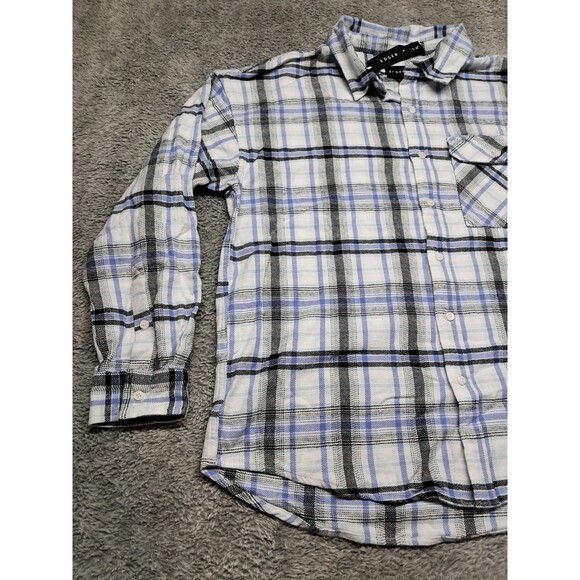 New Edgar & Ash Shirt Mens Sz Medium Dress Button Up Down Long Sleeve Casual Top - Picture 4 of 11